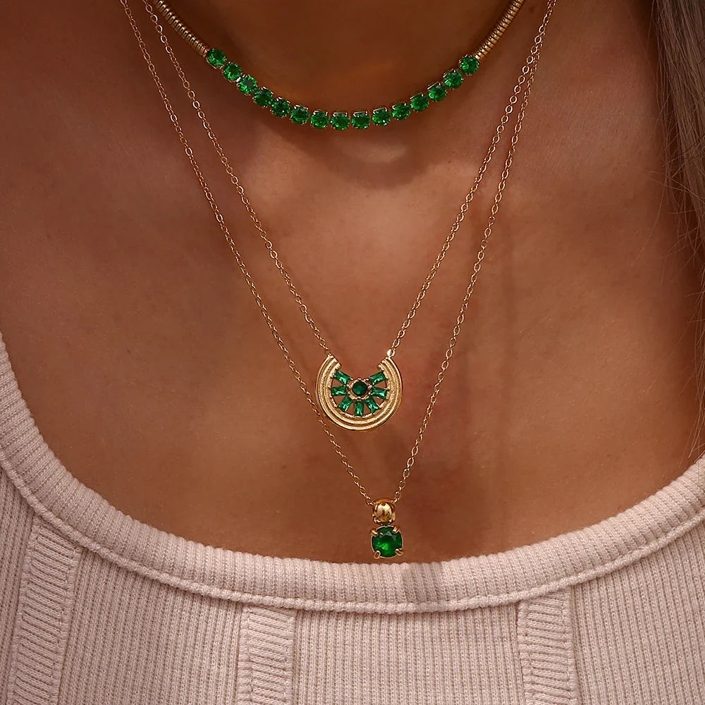 Set Schmuck Zirkon