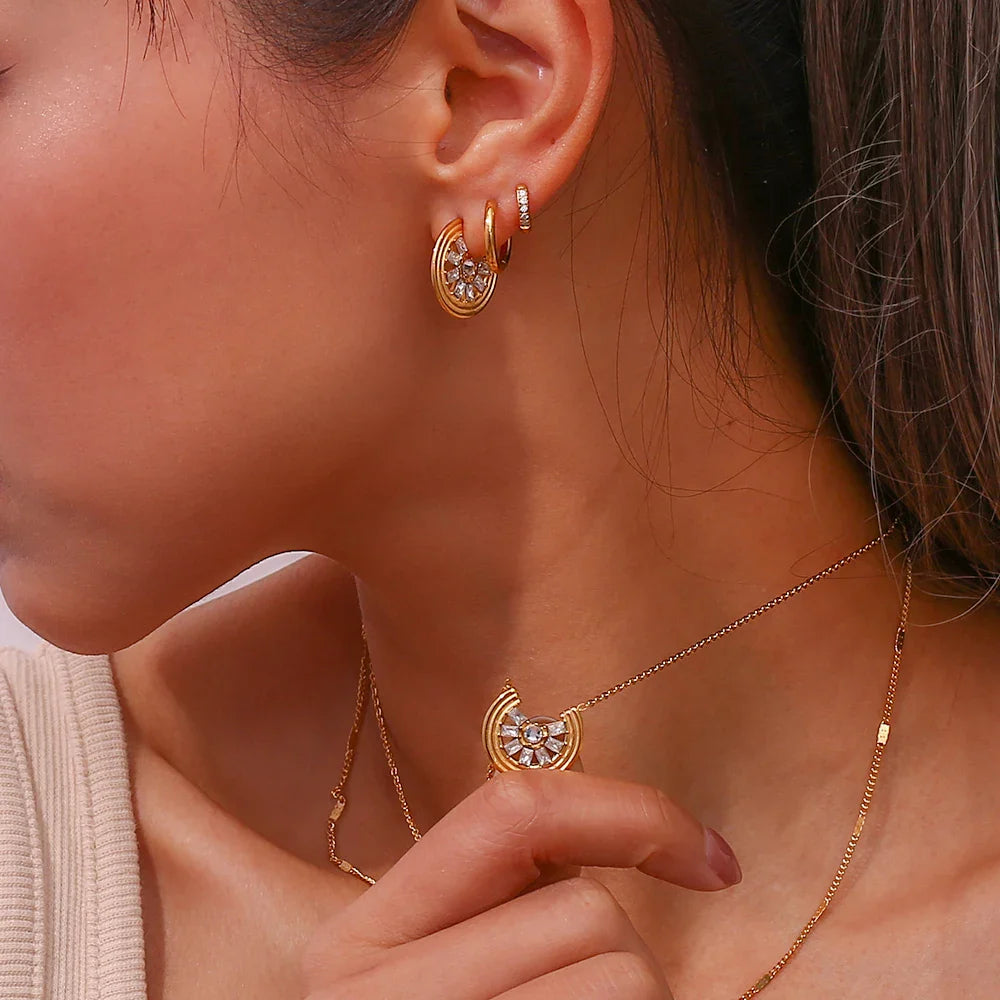 Set Schmuck Zirkon