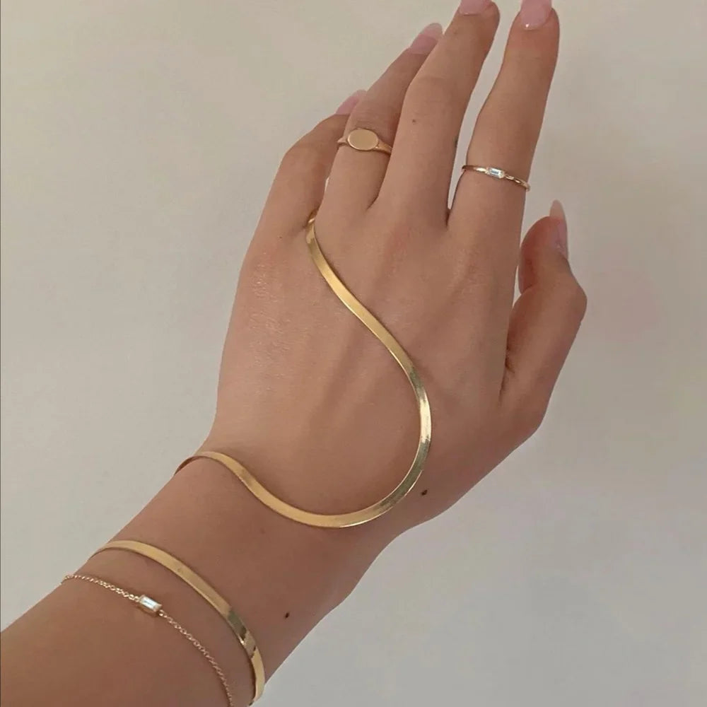 Armband Cobra Vergoldet