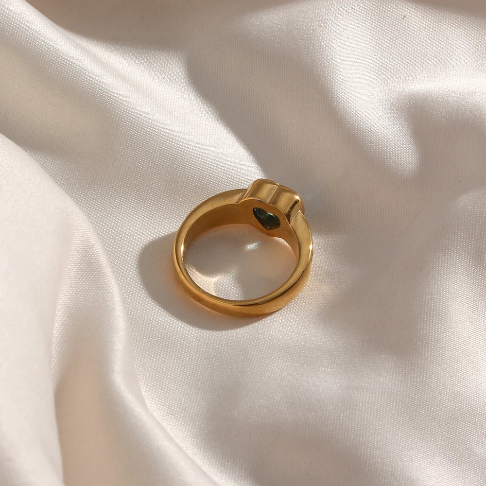 Zirkonia-Herz-Ring