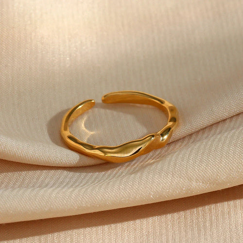 Verstellbarer Vergoldeter Ring