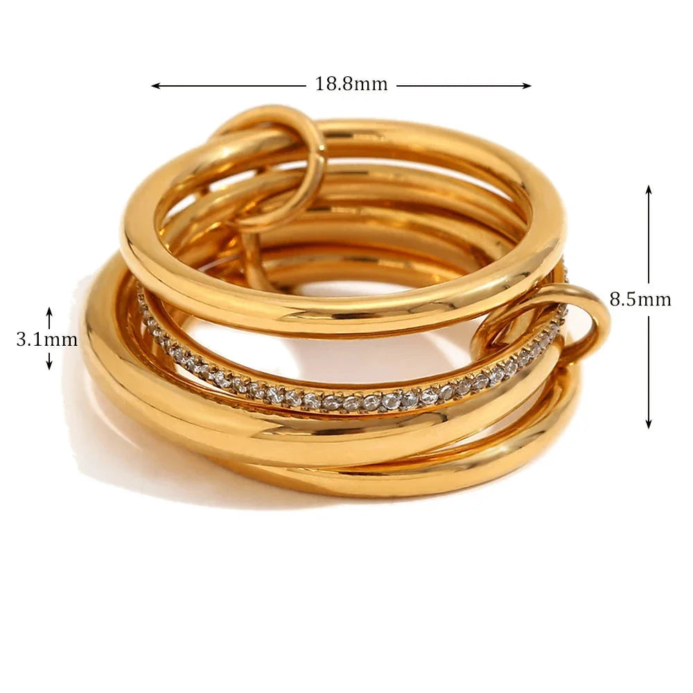 Zirconia-Eleganz-Ring