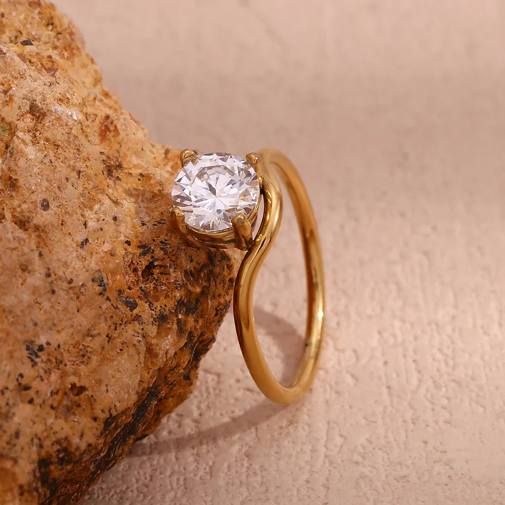 Ring mit Goldbad