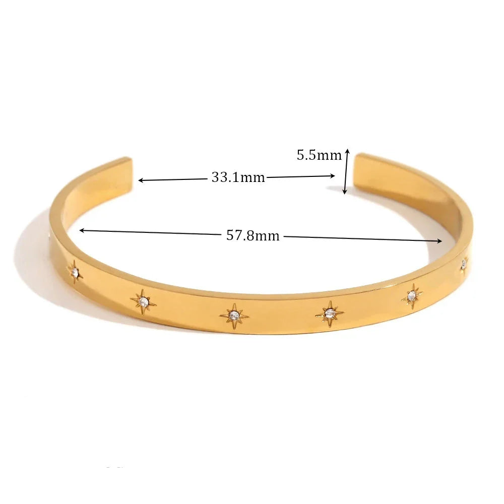 Armband Stern Zirkon