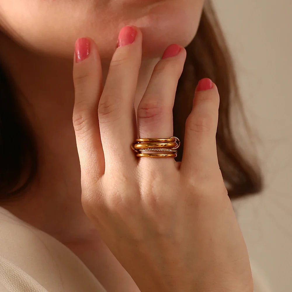 Zirconia-Eleganz-Ring