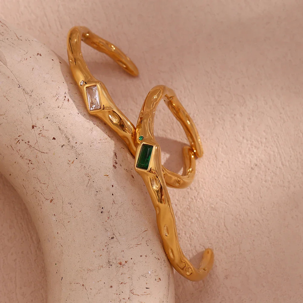 Armband mit grünem Zirkonia