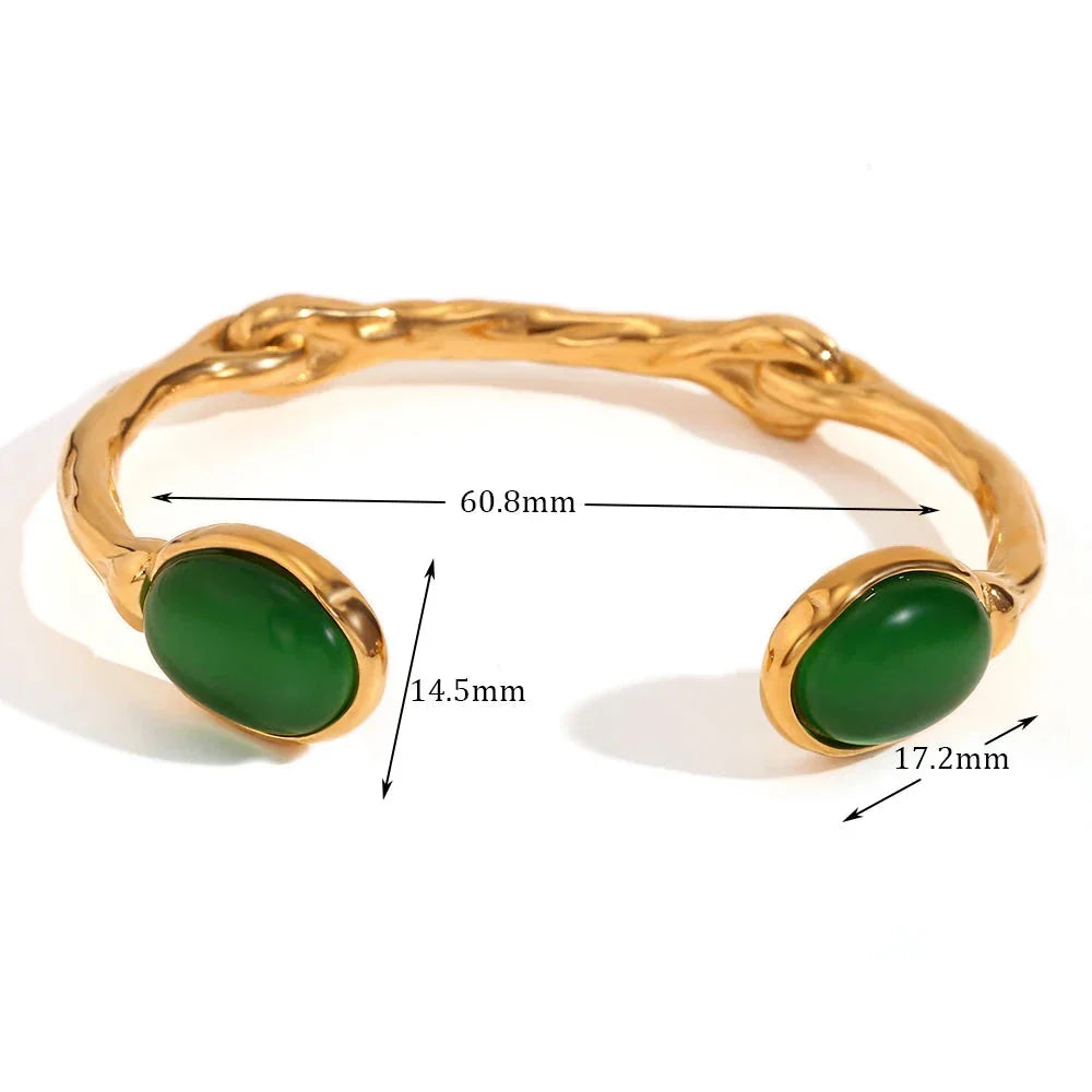 Armband Grüner Achat