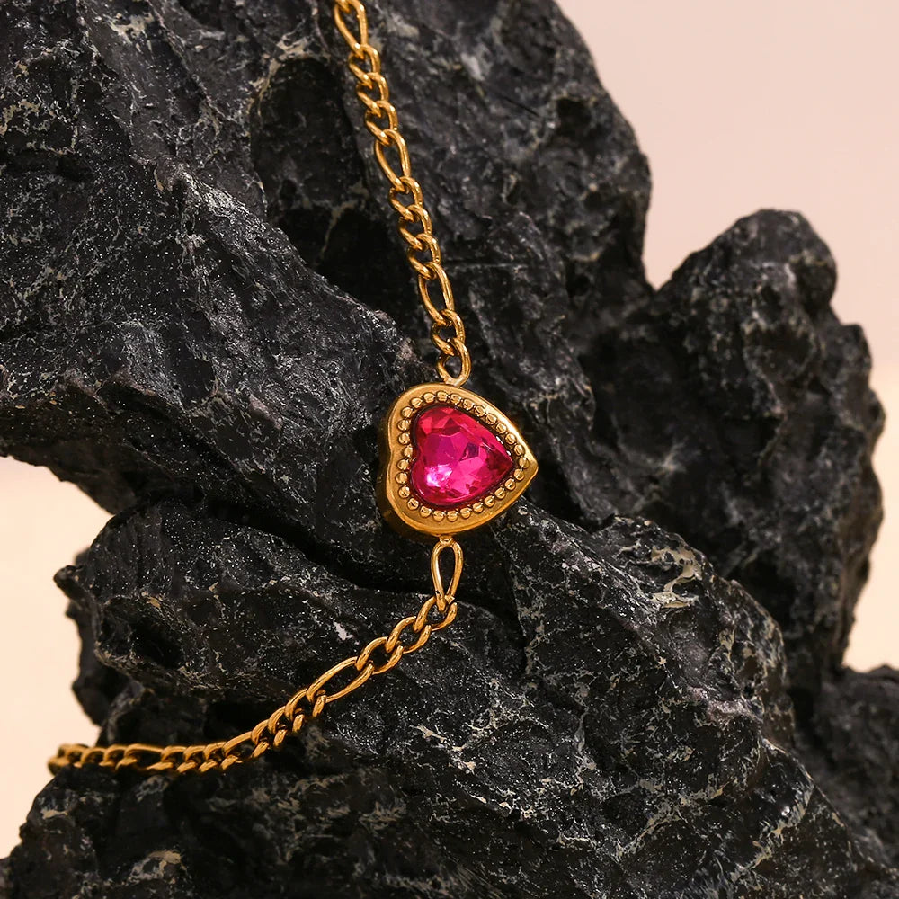 Romantisches Herz-Armband