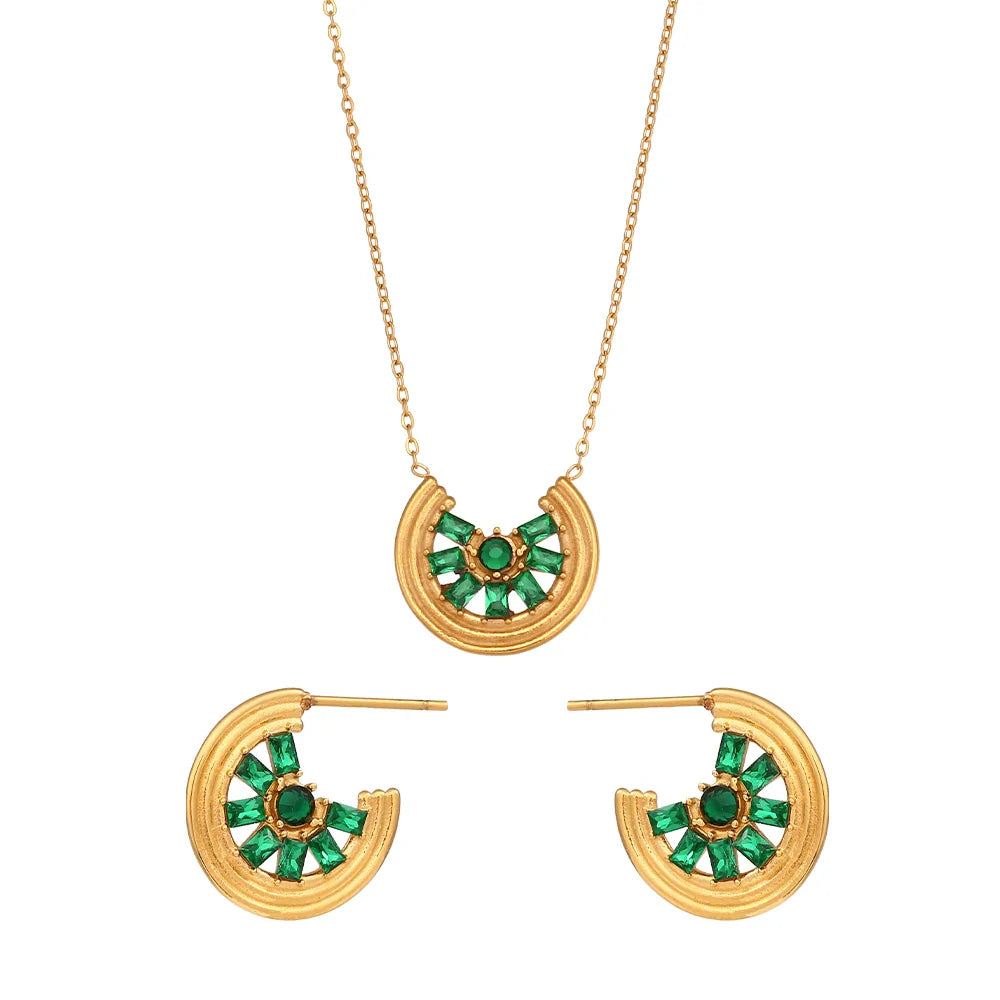Set Schmuck Zirkon