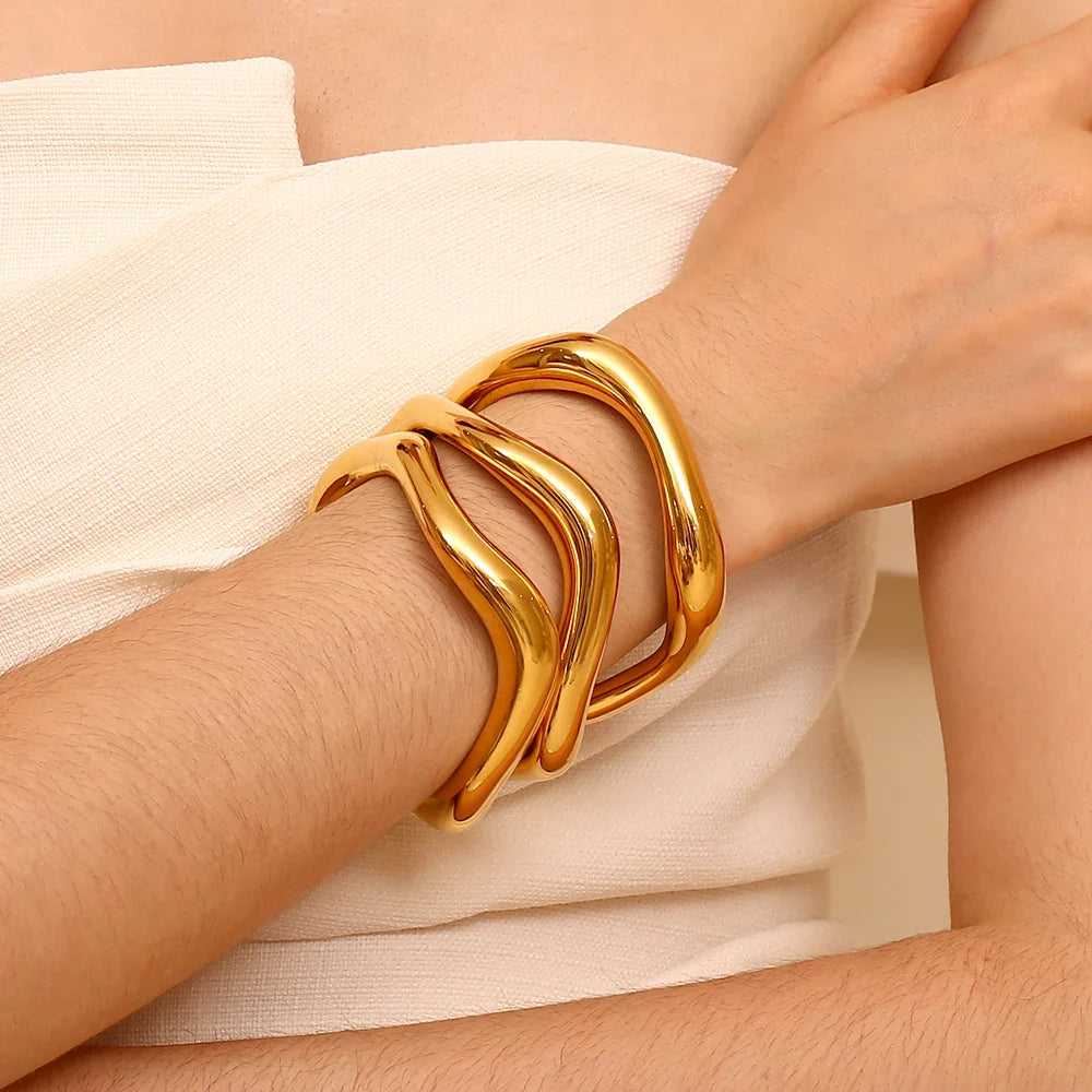 Flüssige Wellenarmband