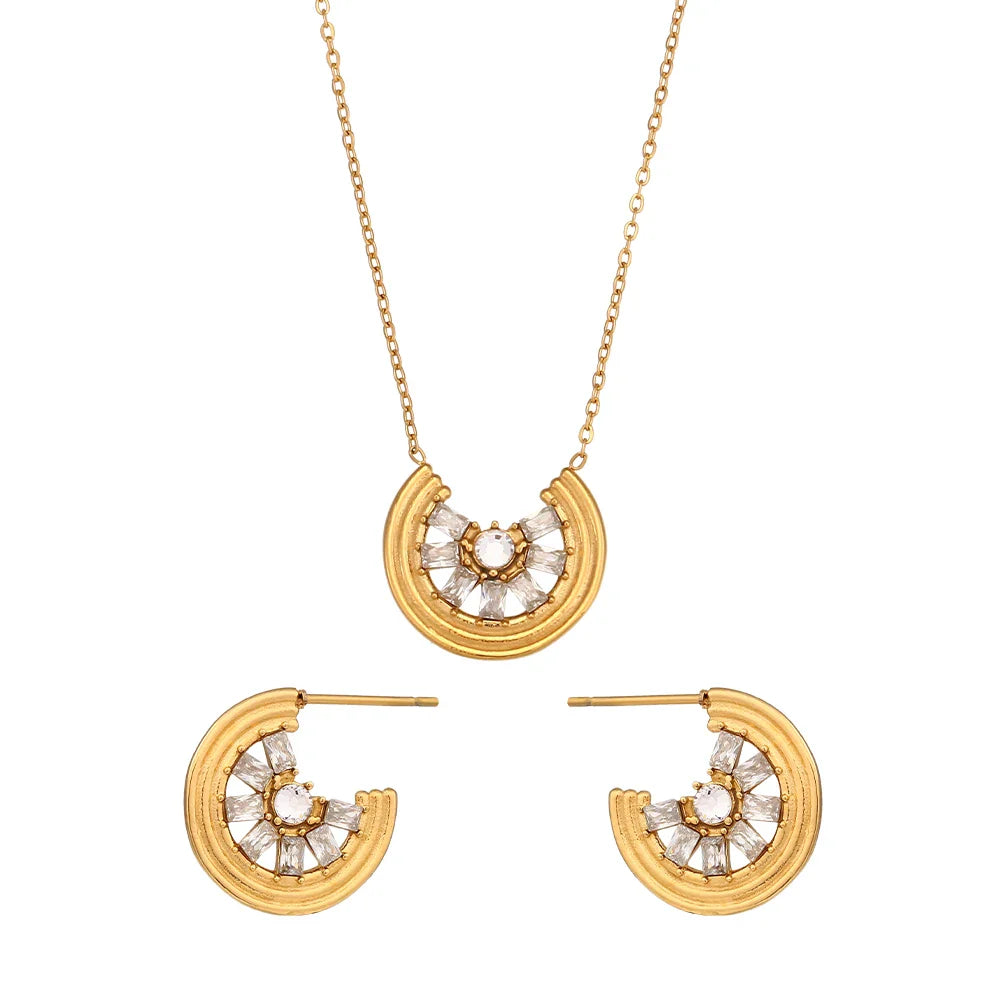 Set Schmuck Zirkon