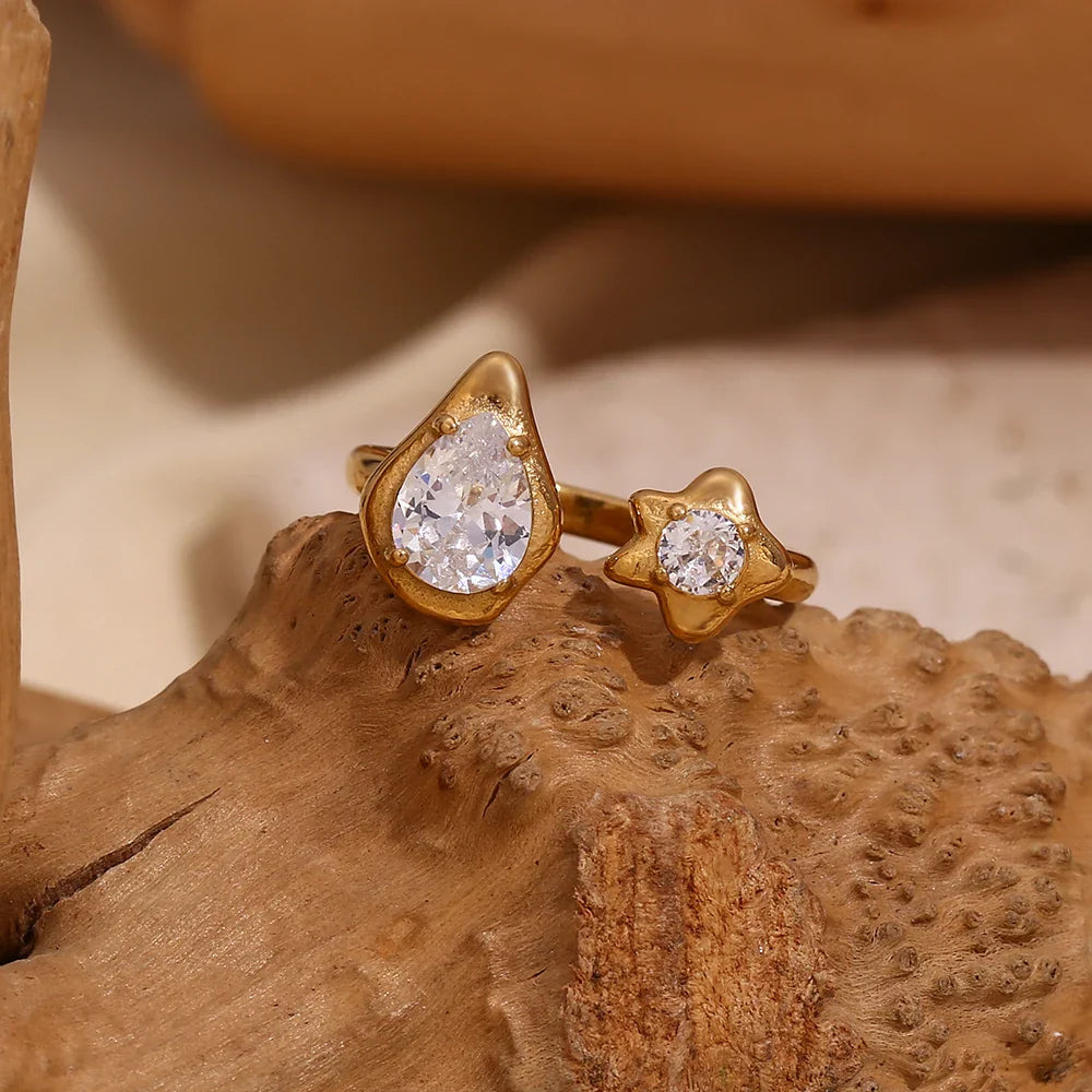 Ring Sterne Tropfen