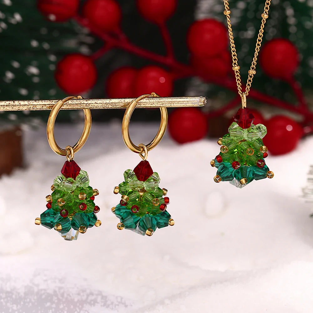Set Schmuck Kristall