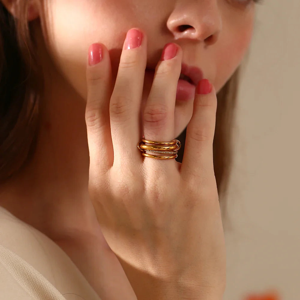 Zirconia-Eleganz-Ring