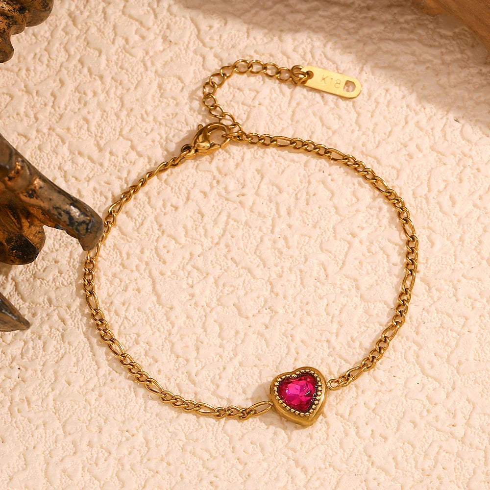Romantisches Herz-Armband