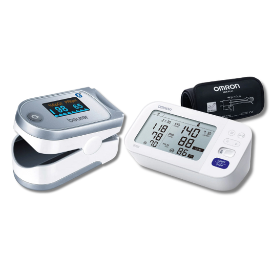 Vital Signs Combo: Beurer PO60 + Omron M6 Comfort AFib