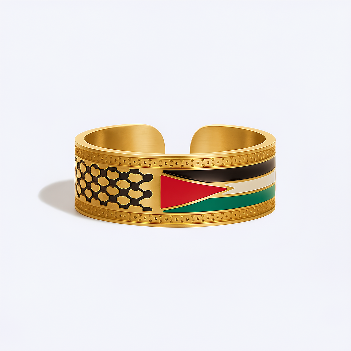 Palestine Heritage Ring + Ayatul Kursi Cuff