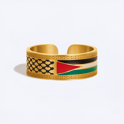Palestine Heritage Ring + Ayatul Kursi Cuff
