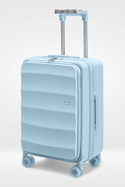 Tank Suitcases in Delicate Blue