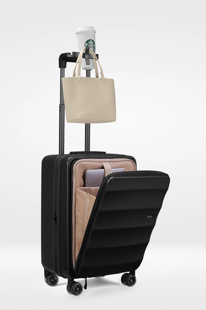 Bigger Tank Carry-On in Jet Black