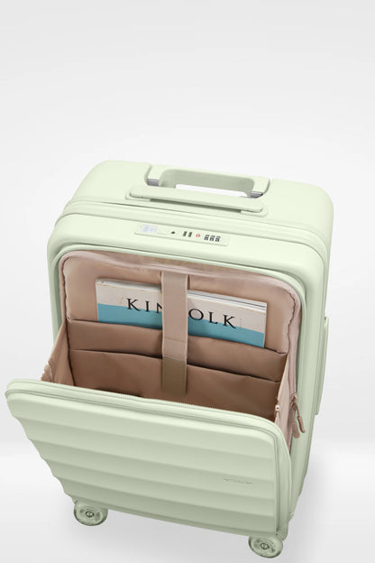 Tank Suitcases in Mint Green