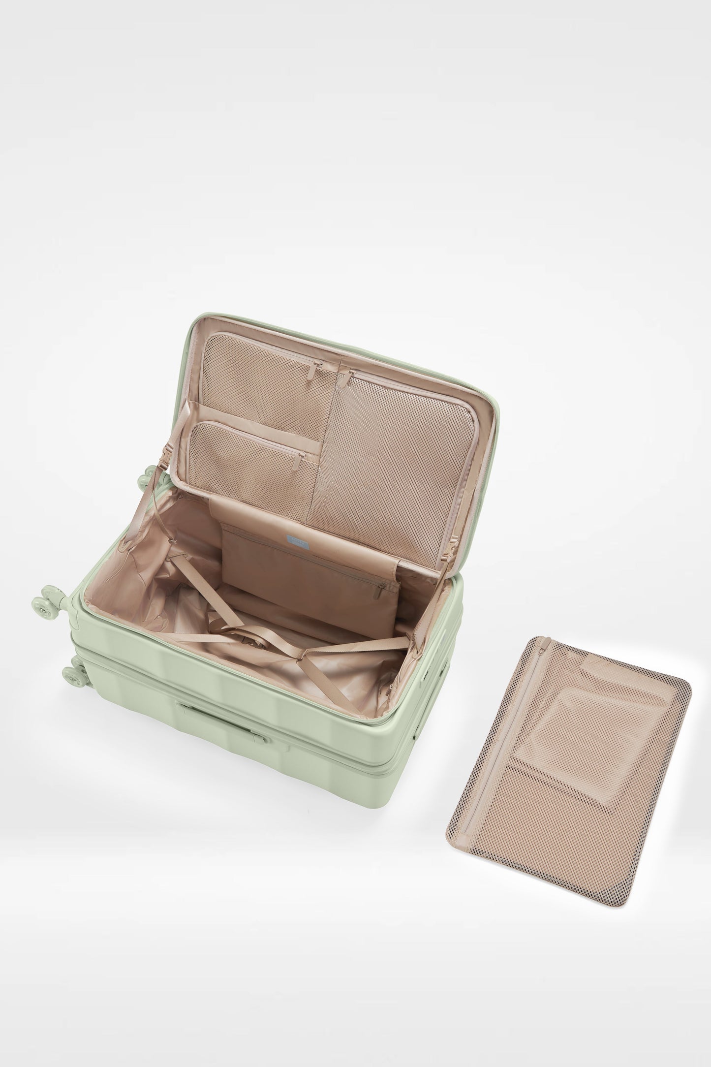 Tank Suitcases in Mint Green