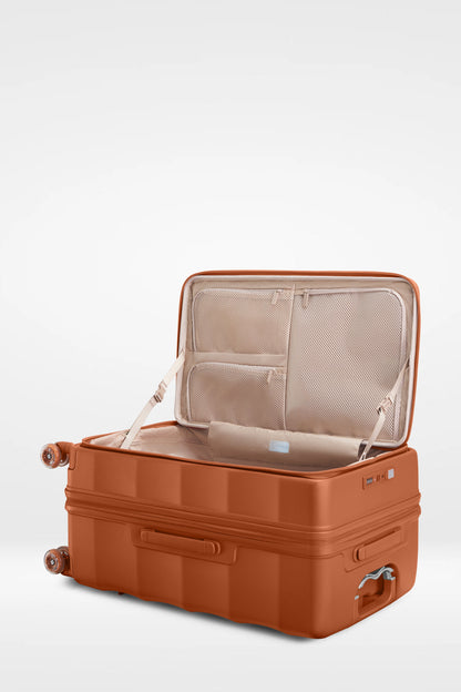 Tank Suitcases in Fiery Red