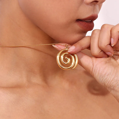 Colar Espiral Cobra