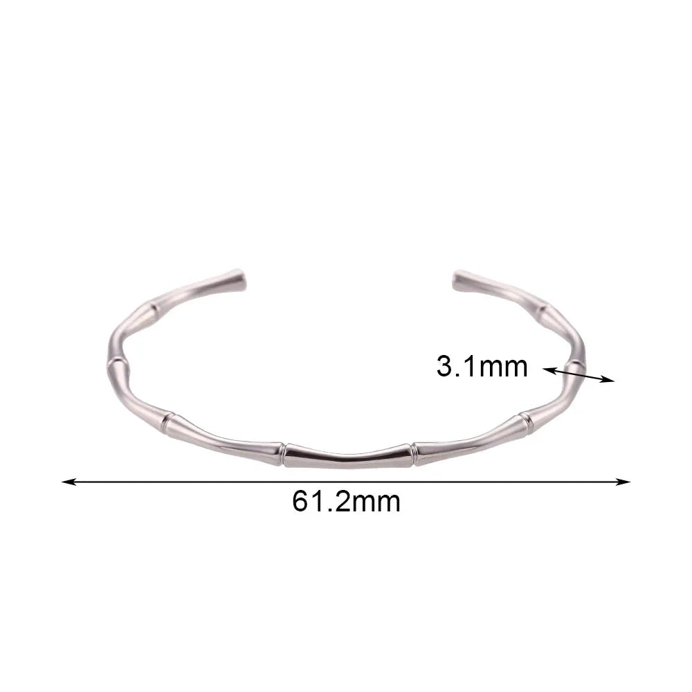 Elegantes Bambusarmband