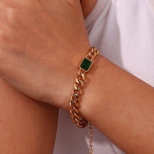 Kubanisches Armband und Kette