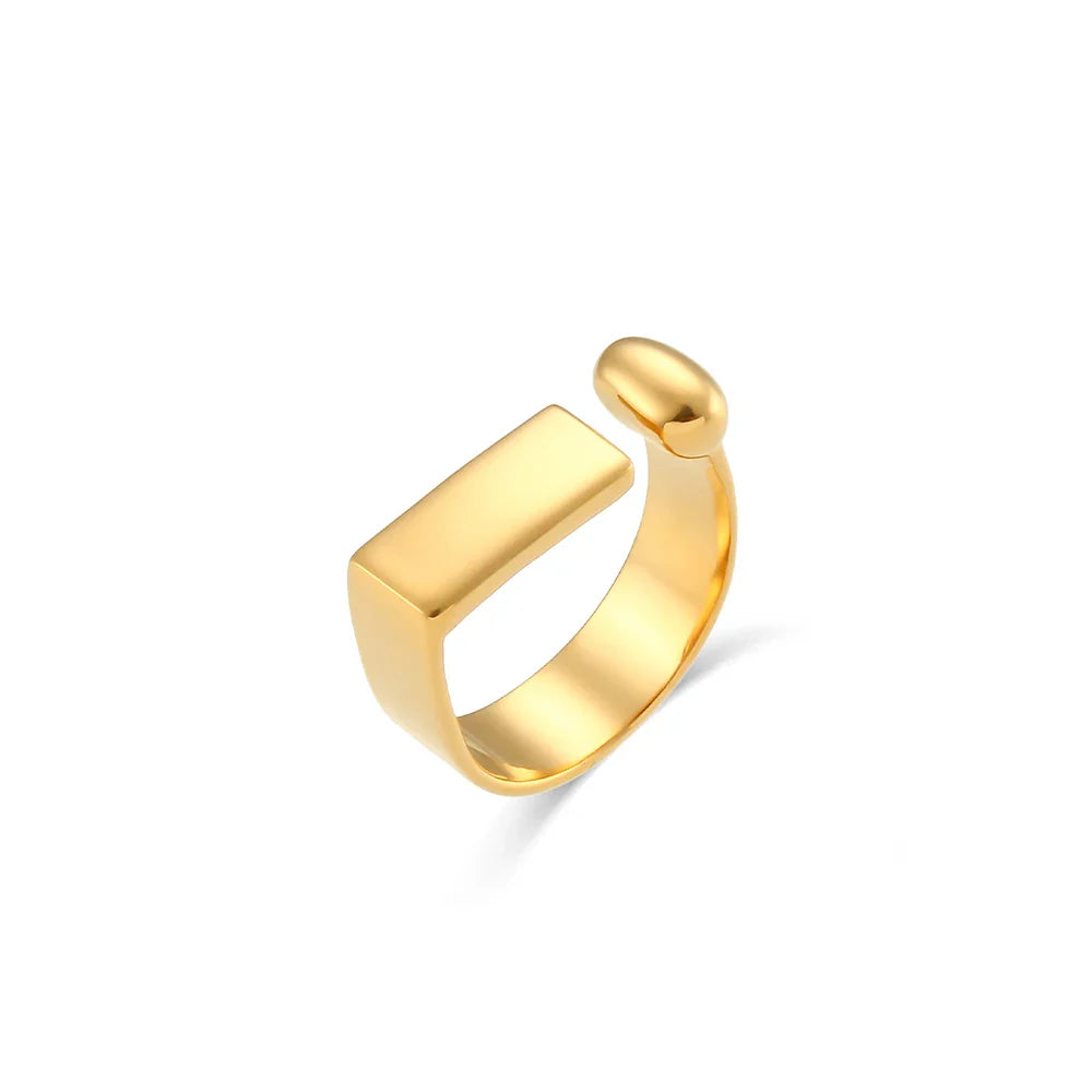 Geometrischer Goldring
