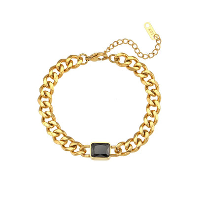 Kubanisches Armband und Kette