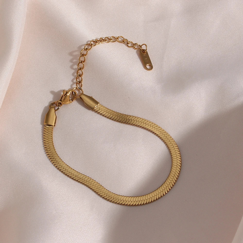 Armband Cobra Vergoldet