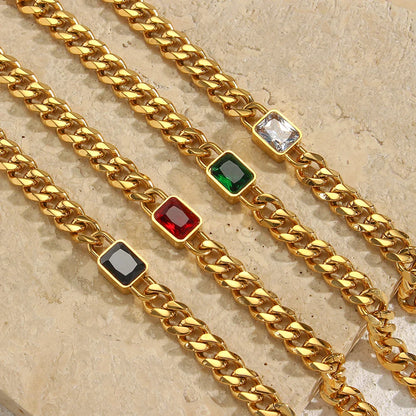 Kubanisches Armband und Kette