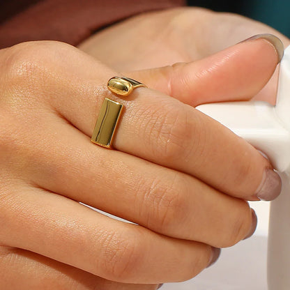 Geometrischer Goldring