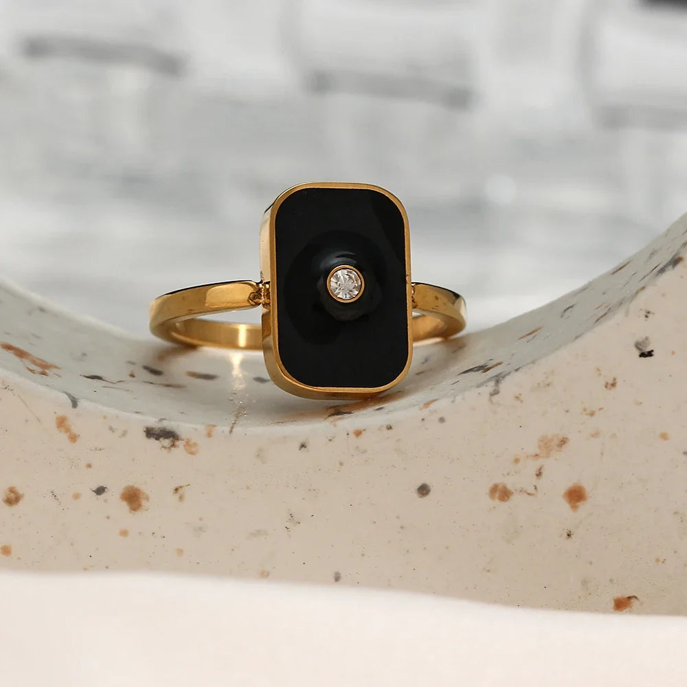 Geometrischer Vintage-Ring