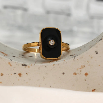Geometrischer Vintage-Ring