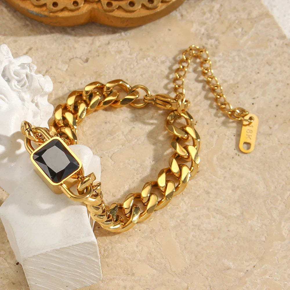 Kubanisches Armband und Kette
