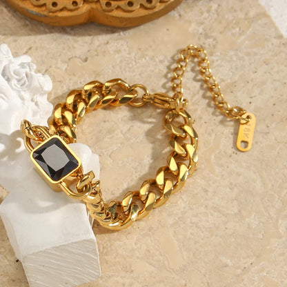 Kubanisches Armband und Kette