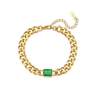 Kubanisches Armband und Kette