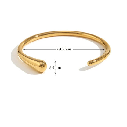 Spiralförmiges Bambus-Armband