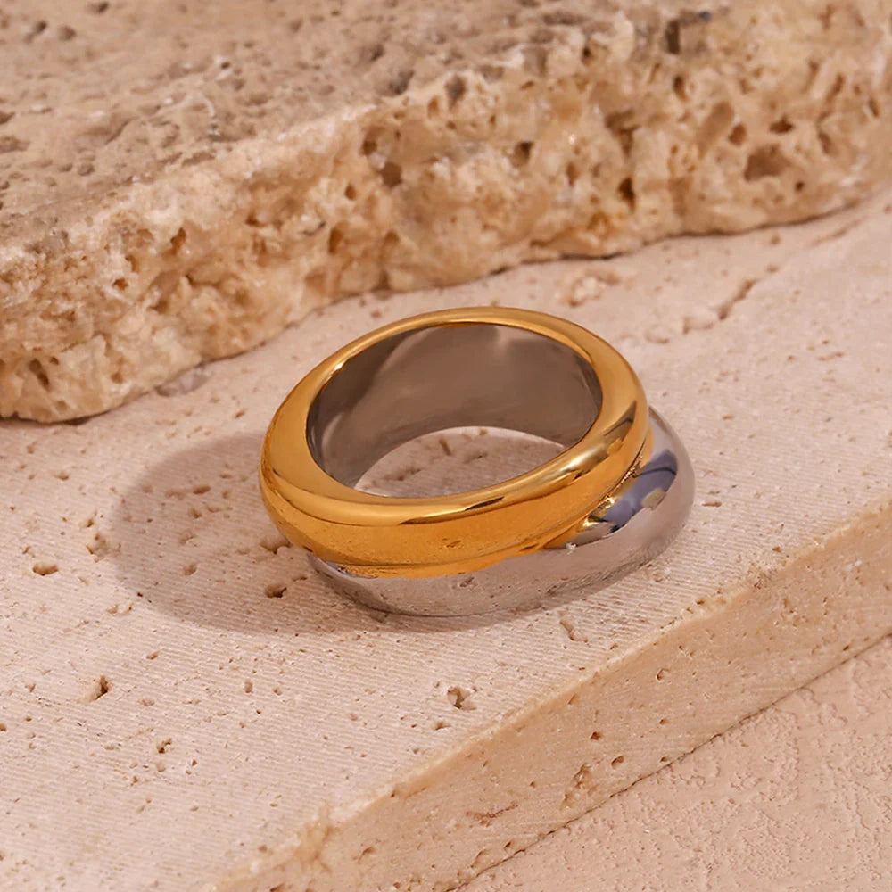 Schichtring mit 18K