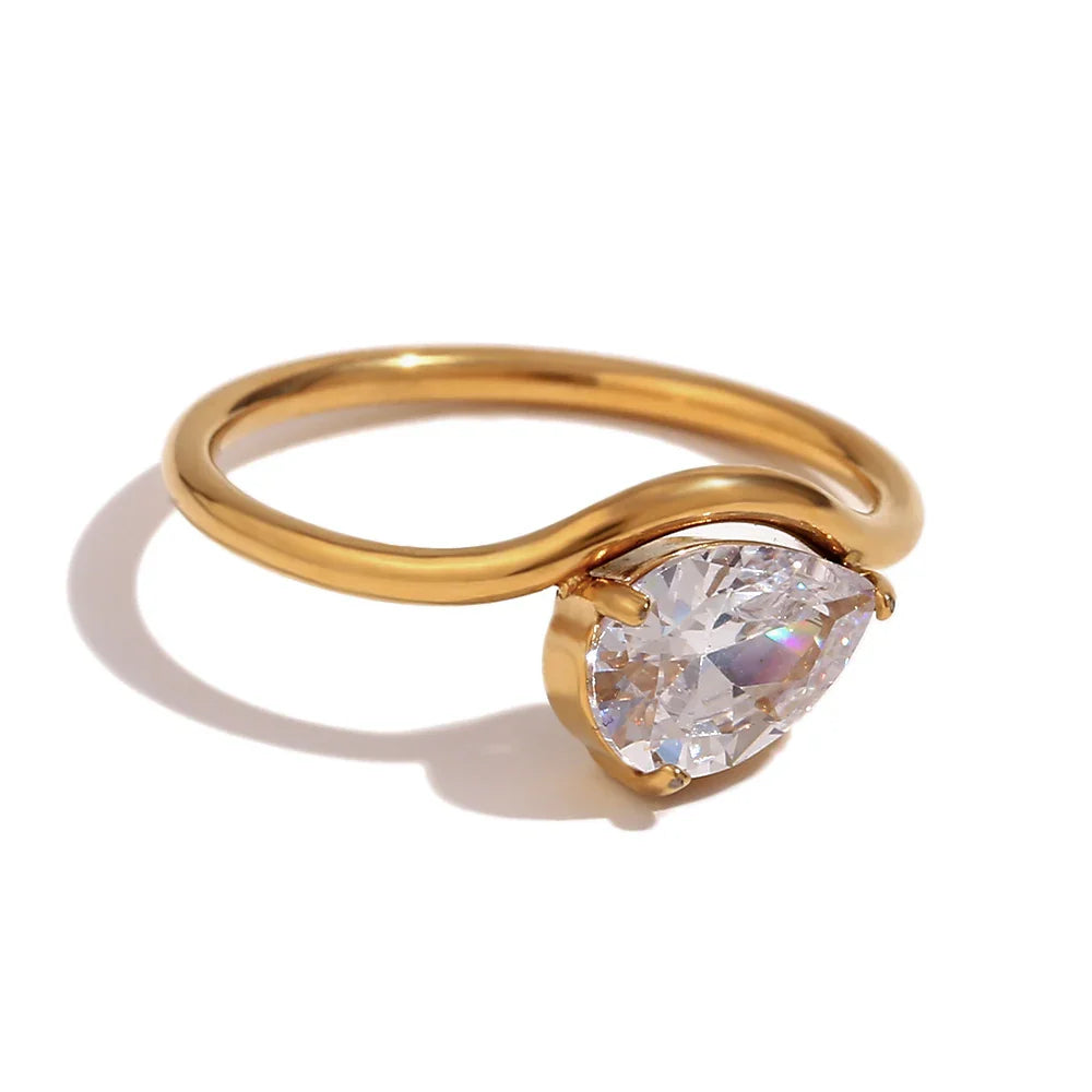 Ring mit Goldbad