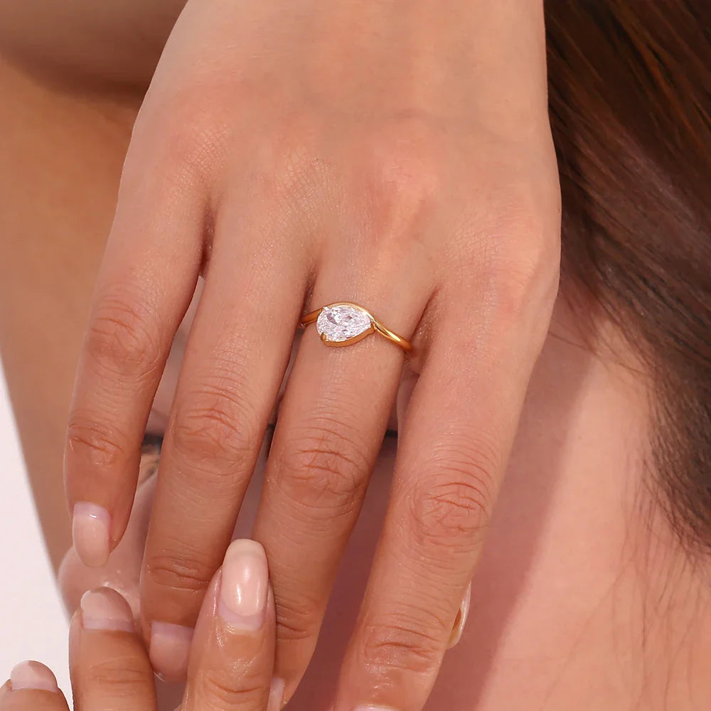 Ring mit Goldbad