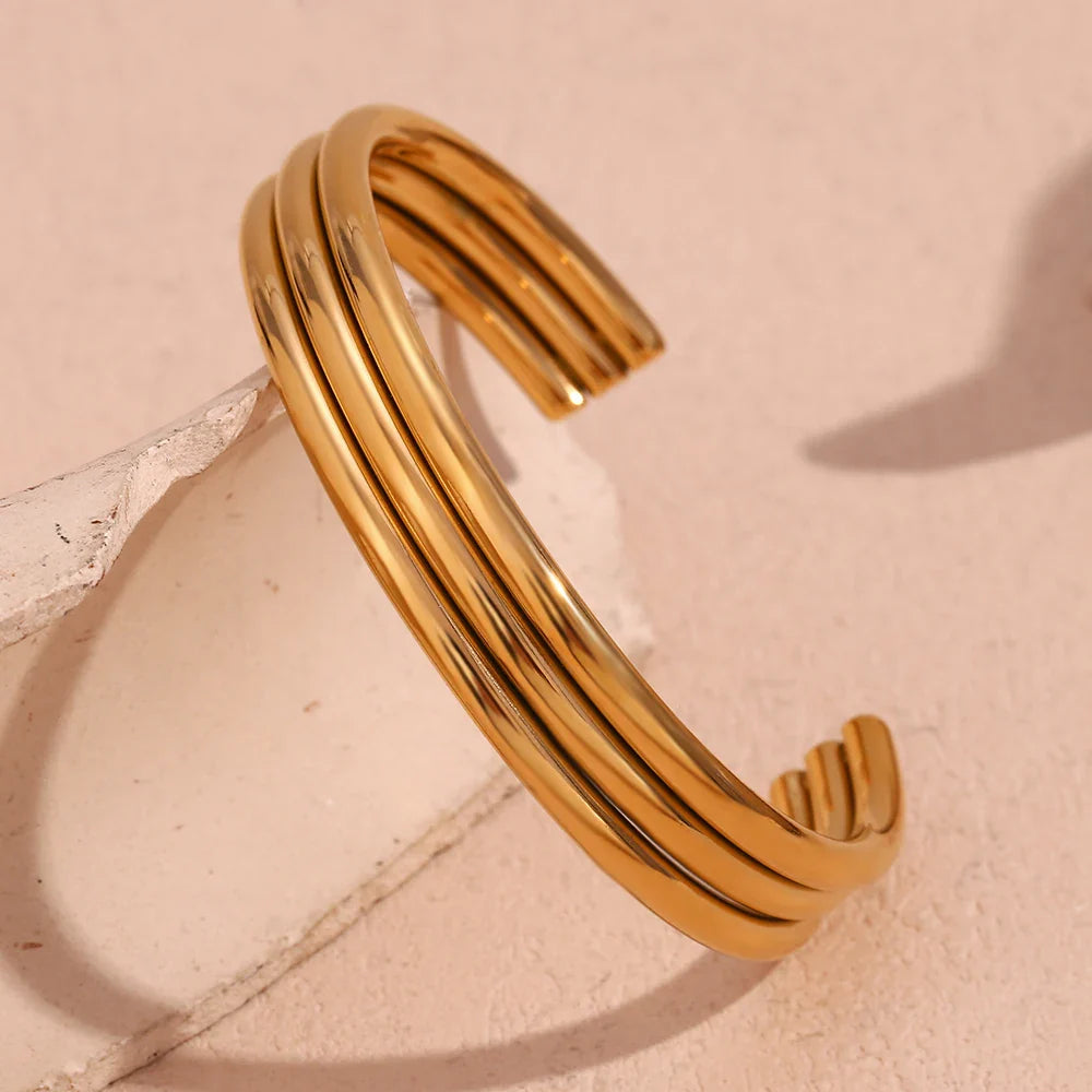 Elegantes Armband, vergoldet