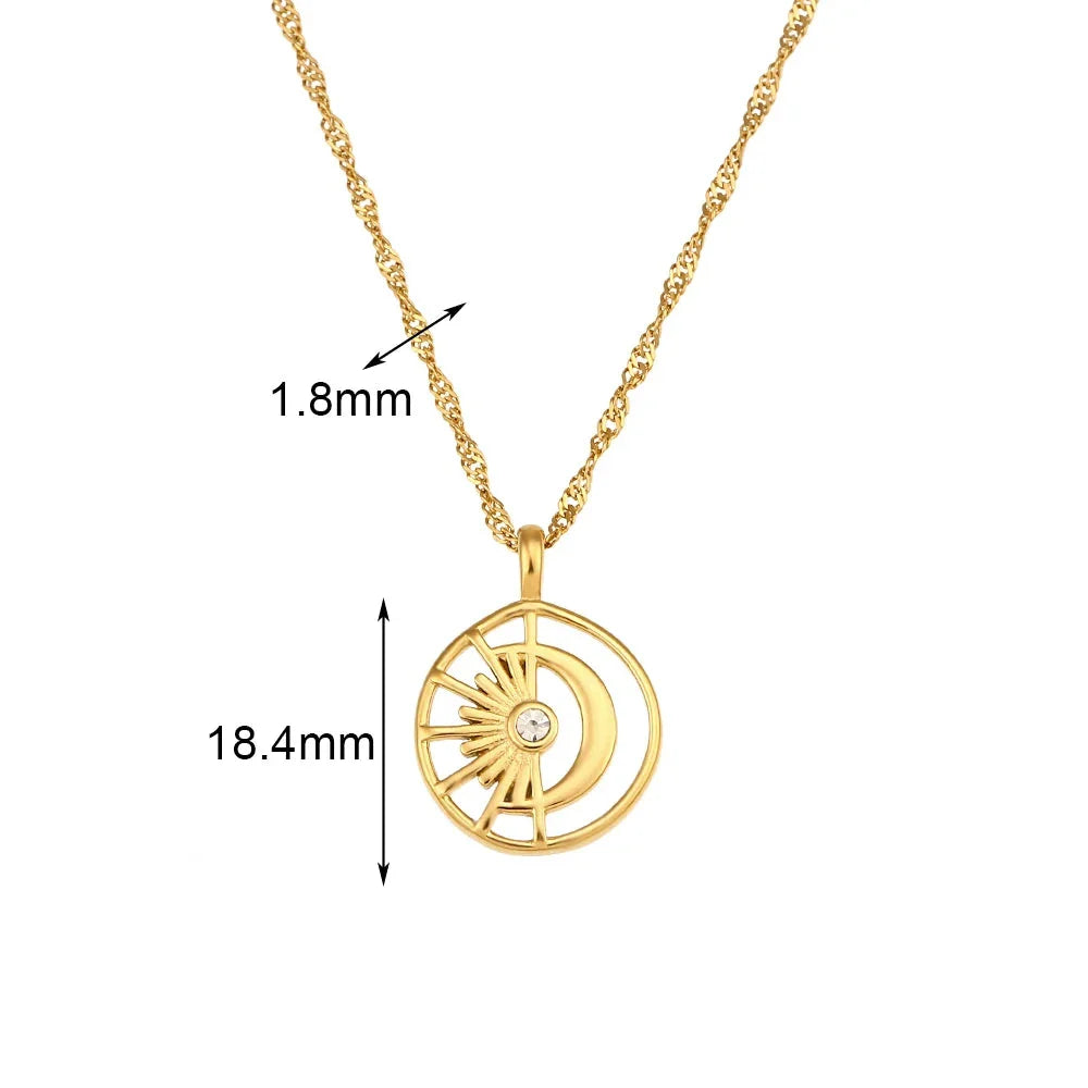 Colar Pingente Dourado