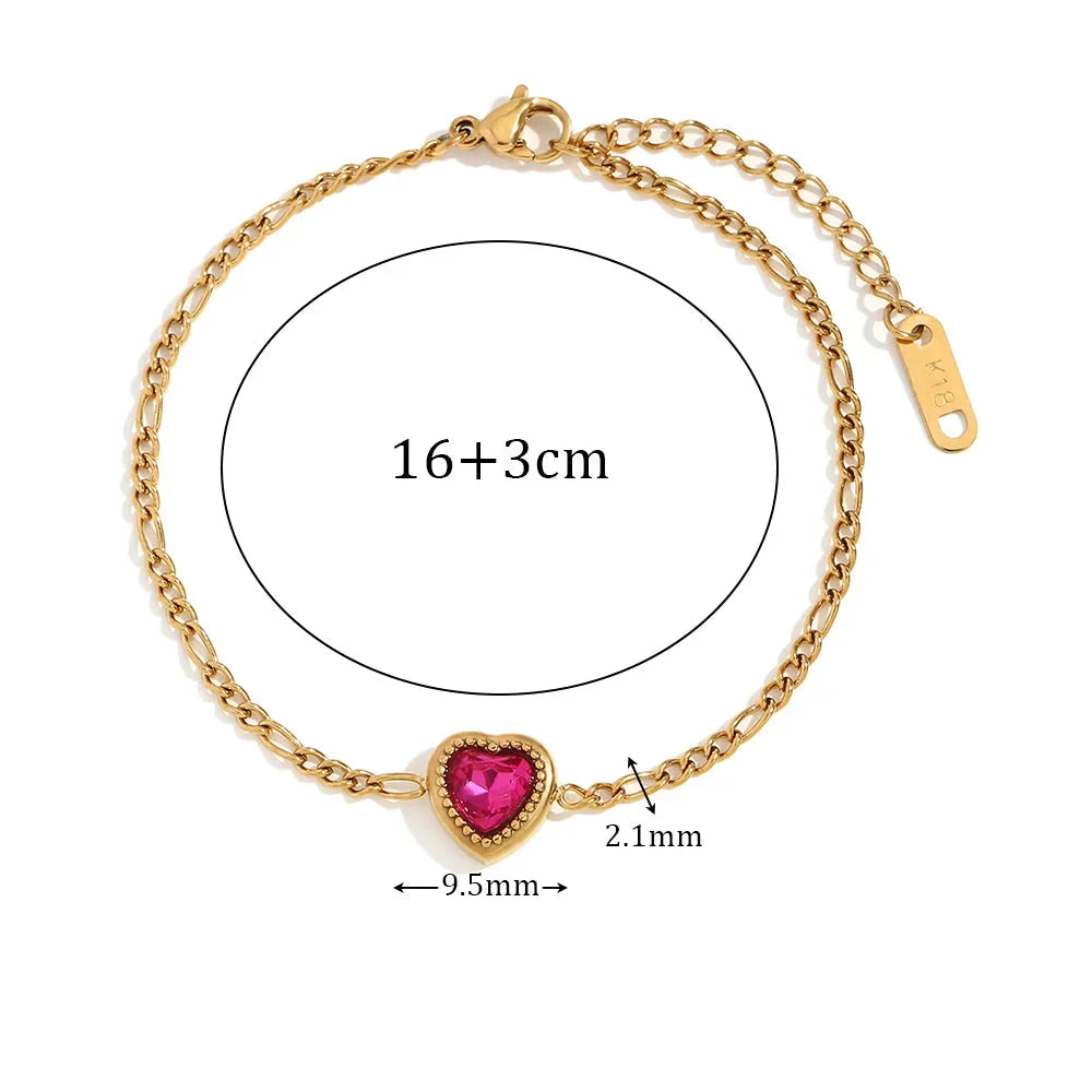 Romantisches Herz-Armband