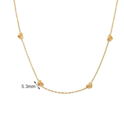 Colar Coração Dourado