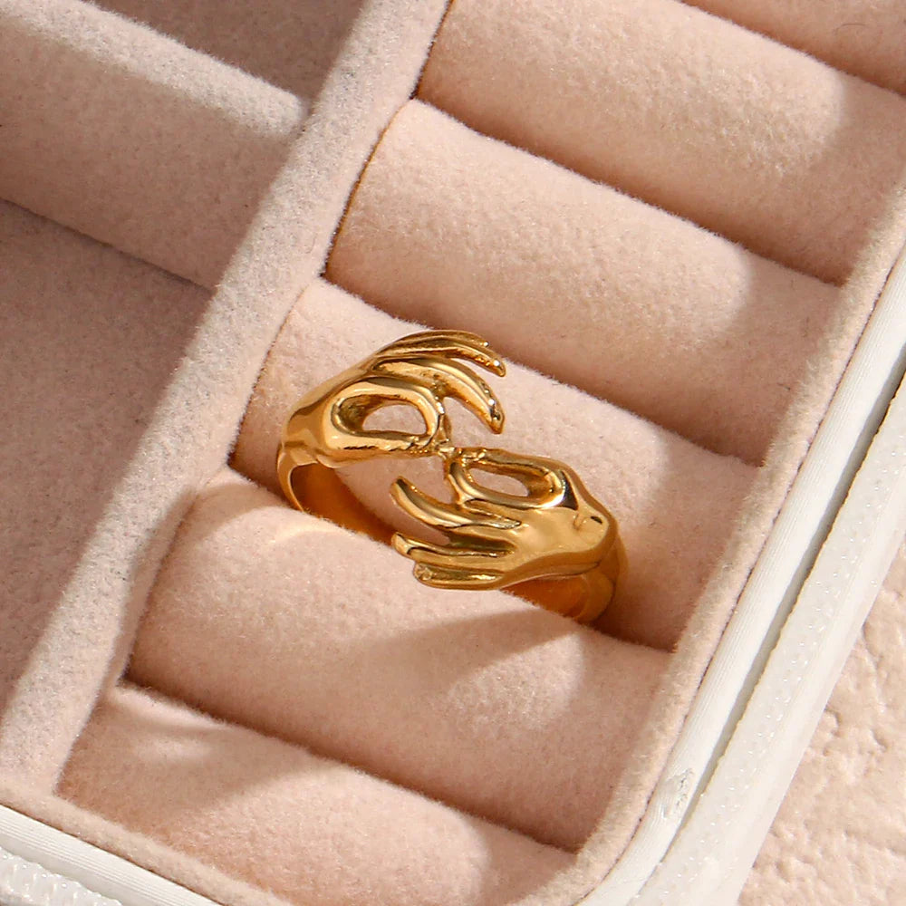 Kreativer vergoldeter Ring