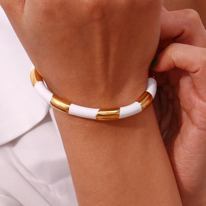Elegante Emaille-Armbänder